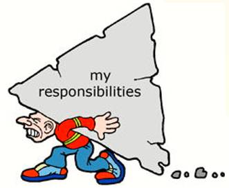 Onus  - Something that is one's duty or responsibility.