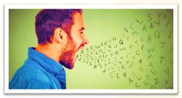 Rant  - Meaning: Speak or shout at length in an angry, impassioned way.