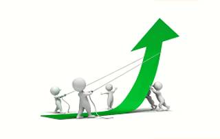 Uptick  - Meaning- A small increase or slight upward trend