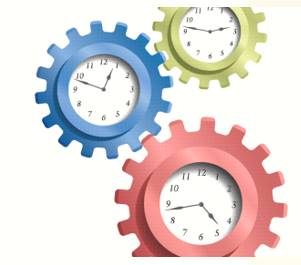Synchronise - Meaning- To happen at the same time