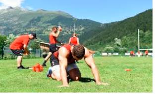 Gruelling  - Meaning- Very difficult and making you very tired.