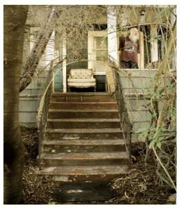 Denizen  - Meaning-  A person, an animal or a plant that lives, grows or is often found in a particular place.