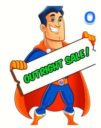 Outright  - Meaning-  Complete and total.