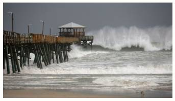 Surge  - Meaning- A sudden large increase, typically a temporary one.
