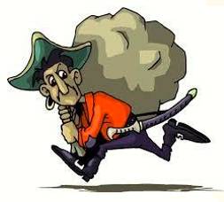 Plunder  - Meaning- Steal goods from (a place or person), typically using force and in a time of war or civil disorder.
