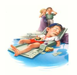 Squander  - Meaning- To waste money, time, etc. in a stupid or careless way.