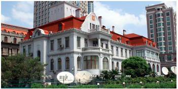 Consulate  - Meaning- The building in which a consul's duties are carried out.