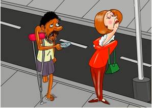 Contemptuously  - Meaning-  In a way that shows that you have no respect for somebody/something.
