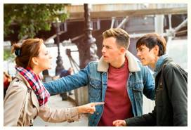 Provocative  - Meaning- Causing anger or another strong reaction, especially deliberately.