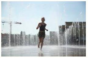 Drench  - Meaning-  To make somebody/something completely wet.