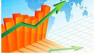 Mount  - Meaning- To increase gradually.