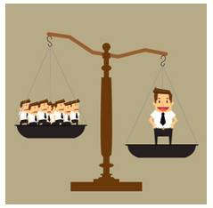 Preponderant  - Meaning- Larger in number or more important than other people or things in a group.