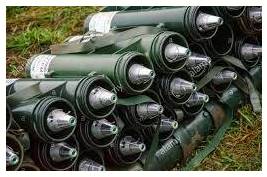 Munitions  - Meaning- Military weapons, ammunition and equipment.
