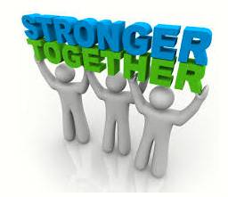 Synergy  - Meaning- The extra energy, power, success, etc. that is achieved by two or more people, companies or elements working together, instead of on their own.