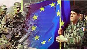 Sabre-rattling  - Meaning- The display or threat of military force.