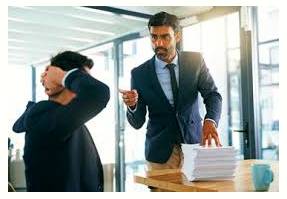 Reprimand  - Meaning- A formal expression of disapproval.