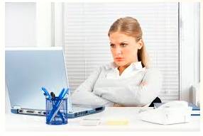 Disgruntled  - Meaning- Angry or dissatisfied.