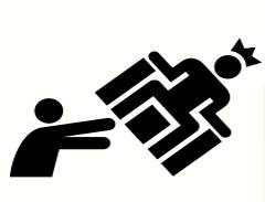 Topple  - Meaning- to make somebody lose their position of power or authority.