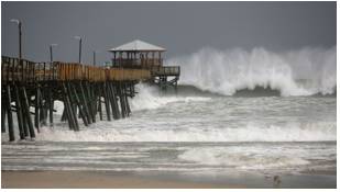Surge  - Meaning- A sudden large increase, typically a temporary one.