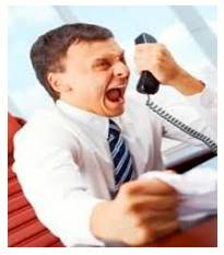 Disgruntled  - Meaning - Angry or dissatisfied.