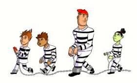 Delinquent  - Meaning - (typically of a young person) tending to commit crime, particularly minor crime.