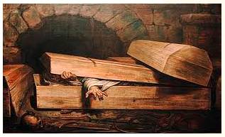 Shroud  - Meaning - Cover or envelop so as to conceal from view.