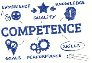 Competence  - The ability to do something well.
