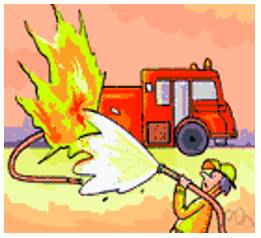 Douse  - Extinguish (a fire or light).