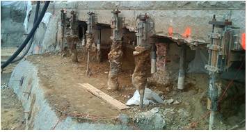 Underpin  - Support, justify, or form the basis for.