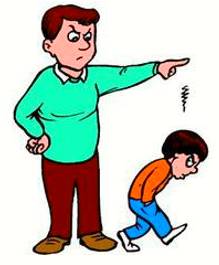 Chastise  - To criticize somebody for doing something wrong.