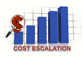 Escalate  - Increase rapidly.