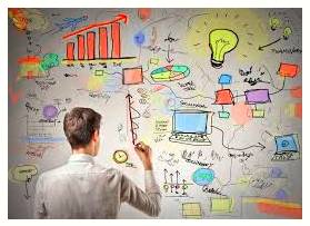 Devise  - To invent something new or a new way of doing something.
