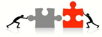 Cohesive  - Causing people or things to become united.