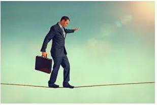 Faltering  - Losing strength or momentum.