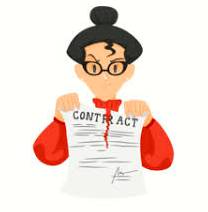 Abrogate  - To officially end a law, an agreement, etc.
