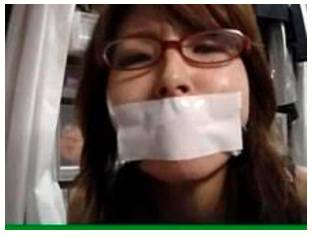 Gag  - Prevent (someone) from speaking freely or disseminating information.