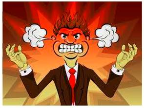 Wrath  - Extreme anger.