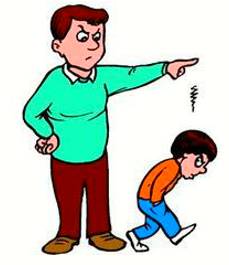 Chastise  - To criticize somebody for doing something wrong.