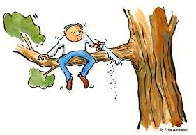 Sabotage  - Deliberately destroy, damage, or obstruct (something), especially for political or military advantage.