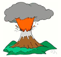 Eruption  - A sudden outbreak of something, typically something unwelcome or noisy.