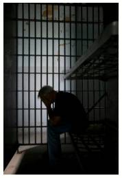 Incarceration  - The state of being confined in prison.