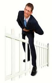Straddle  - Extend across or be situated on both sides of.
