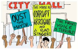 Vilify  - Speak or write about in an abusively disparaging manner.