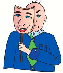 Sham  - A situation, feeling, system, etc. that is not as good or true as it seems to be.