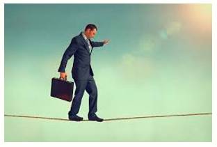 Falter  - To become weaker or less effective.