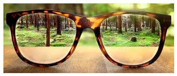 Starkly  - In a way that is easy to see because it is very different. Meaning- Done without good reason.