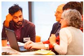 Deliberation  - Long and careful consideration or discussion.