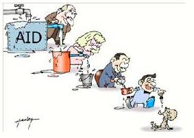 Trickle  - Come, go, or appear slowly or gradually.