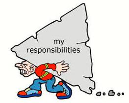 Onus  - The responsibility for something.