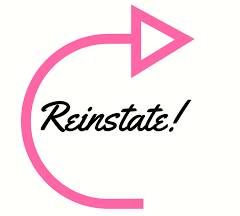 Reinstate  - Restore (someone or something) to their former position or state.